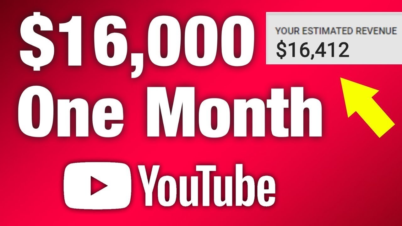 How I Made $16,412 in One Month on YouTube Without Making Videos