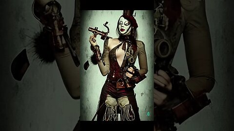 Steampunk Fashion Models #shorts