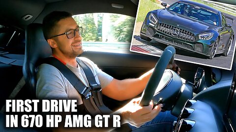 670hp AMG GT R, bad tyres & Me Driving. What can go wrong?