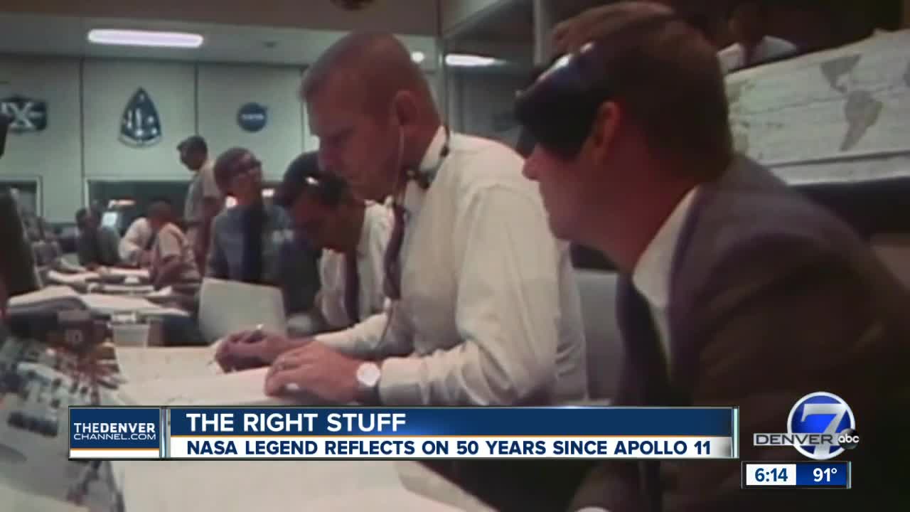 Mission control flight director recounts Apollo 11 launch on 50th anniversary