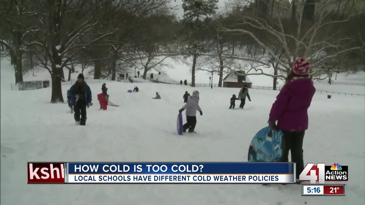 KC area schools have different cold weather policies