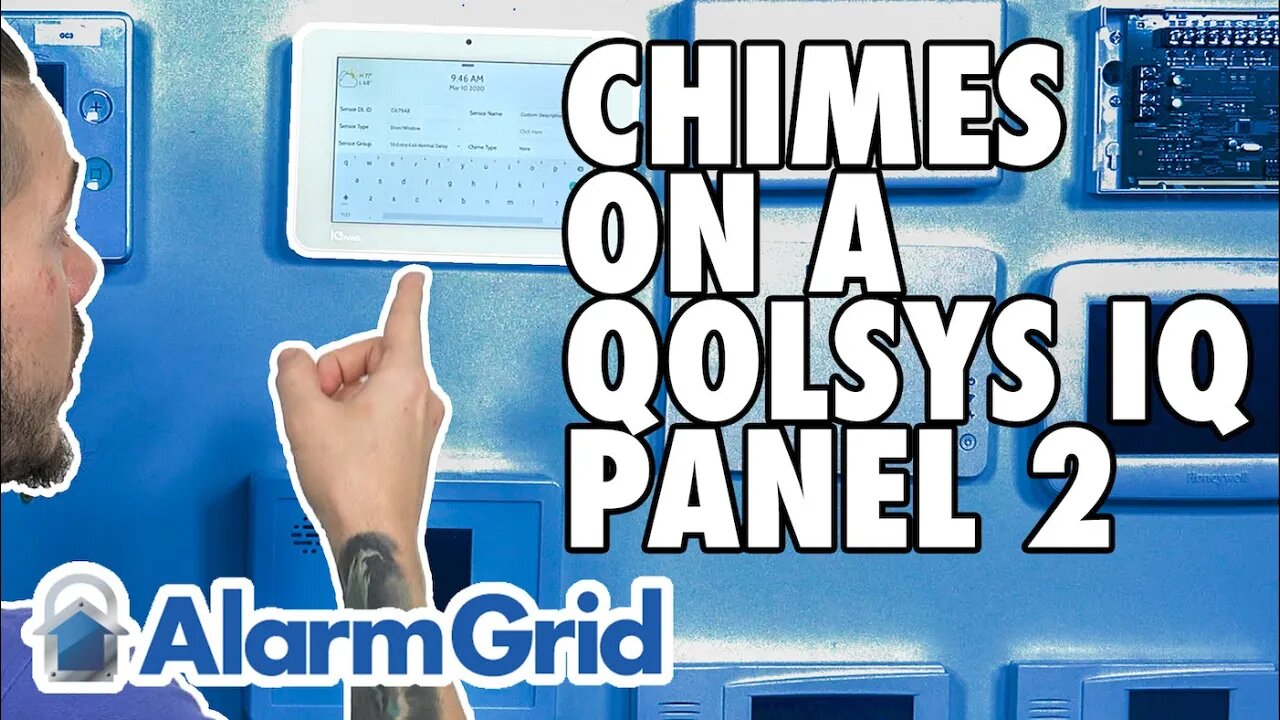 Using the Chime feature on a Qolsys IQ Panel 2