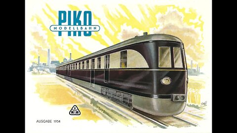 Piko Modellbahn Katalog von 1954 mit Preisliste