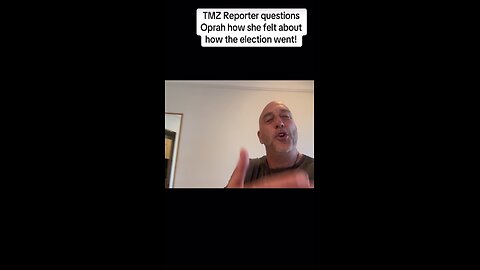 TMZ reporter asks Oprah how she feels about the results of thec2024 election for Donald J Trump