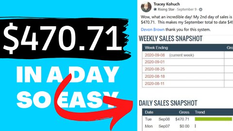 How to Earn $470.71 in a Single Day