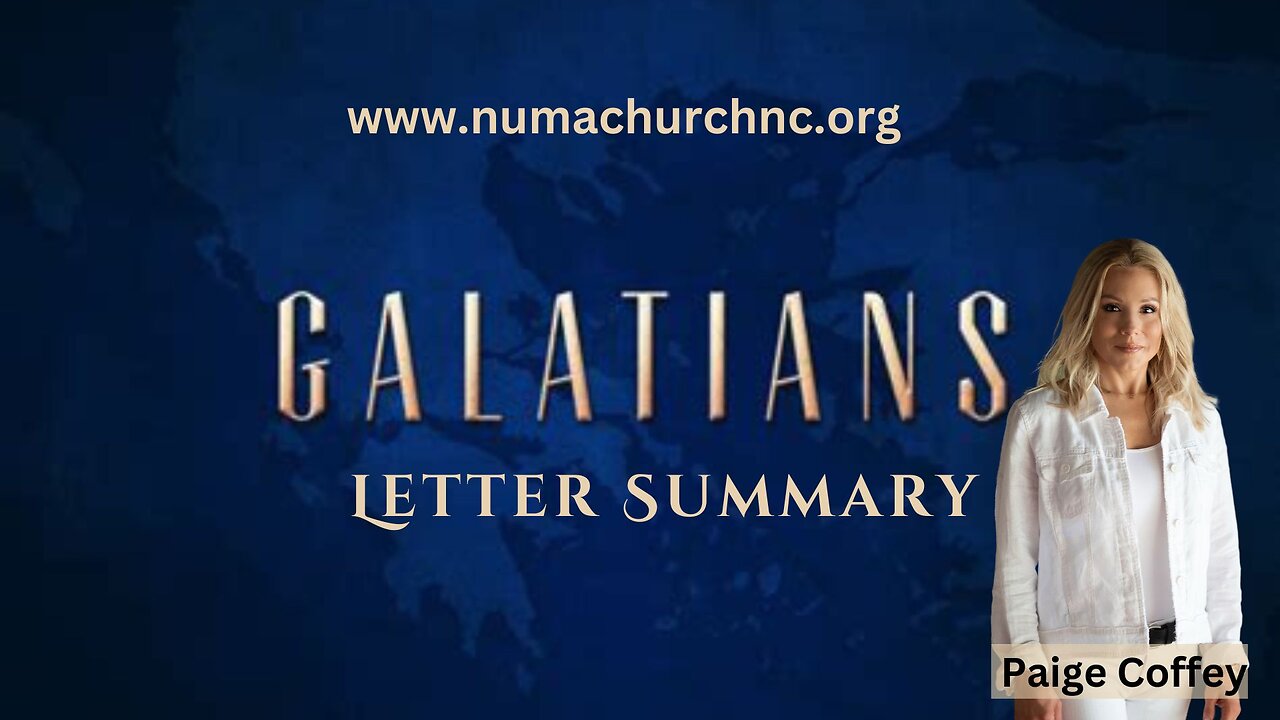 Galatians Chapter Six | Letter Summary | by Paige Coffey