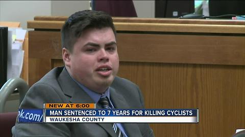 Man sentenced to 7 years for killing cyclists