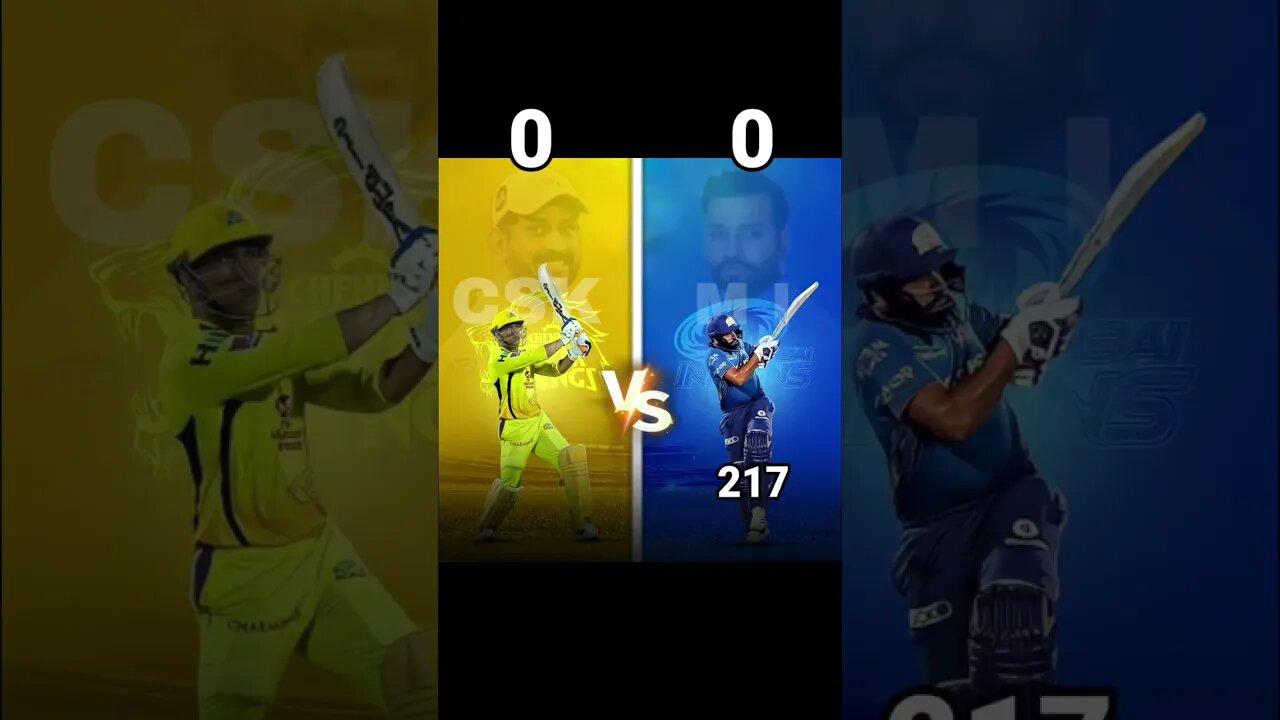 CSK VS MI ❓#shorts #csk #vs #mumbaiindians