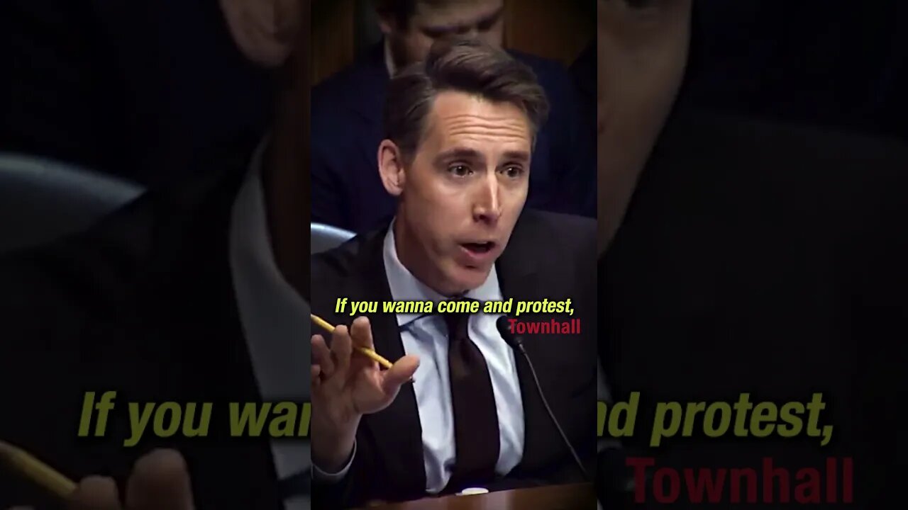 "Don't make me do this..." Josh Hawley HUMILIATES this Biden nominee into STUNNED SILENCE