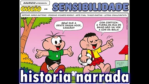 Cascão em-Sensibilidade | Gibis do Rapha