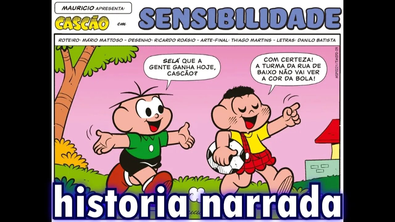 Cascão em-Sensibilidade | Gibis do Rapha