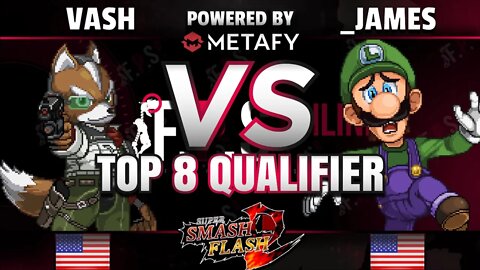 FPS4 Online - Vash (Fox) vs. _James (Luigi) - SSF2 Top 8 Qualifier