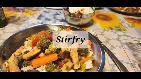 Stir fry with weeks leftover veggies