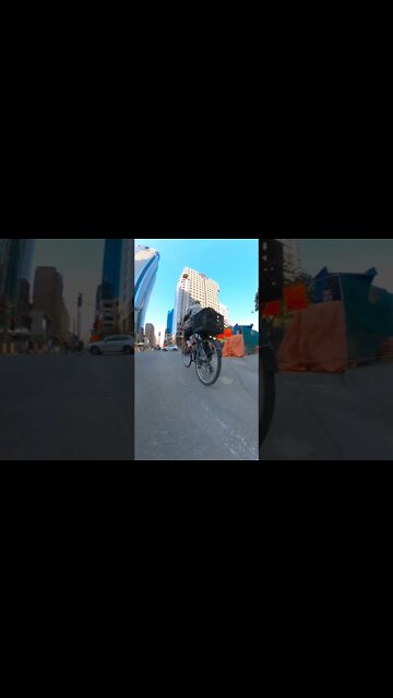 morning commute in Montreal, Quebec