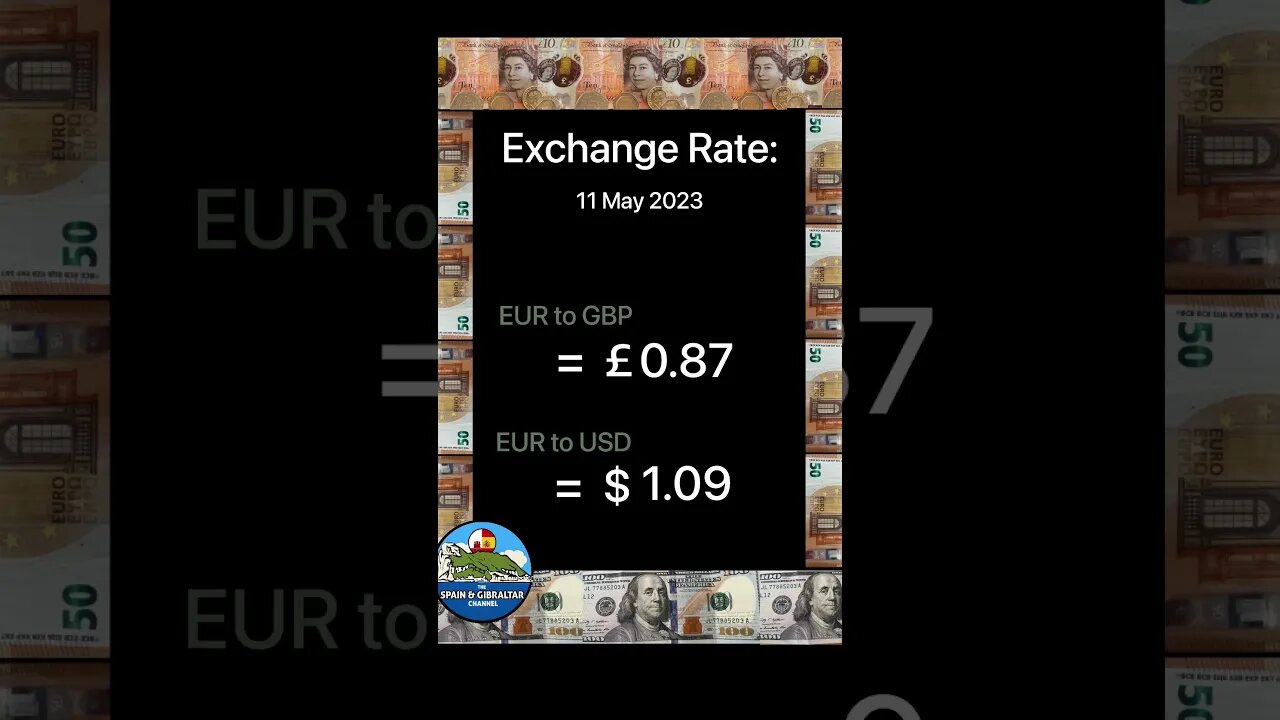 Currency Exchange Rate 11 May 2023 USD GBP EUR