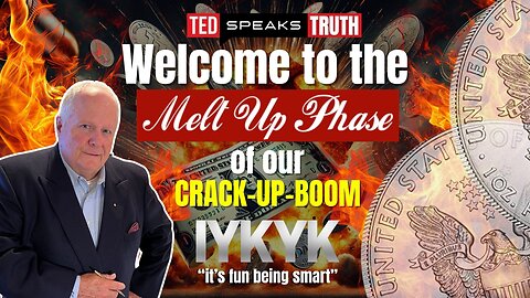 Welcome to the MELT-UP PHASE of our CRACK-UP-BOOM ~I Y K Y K~ “it’s fun to be smart”