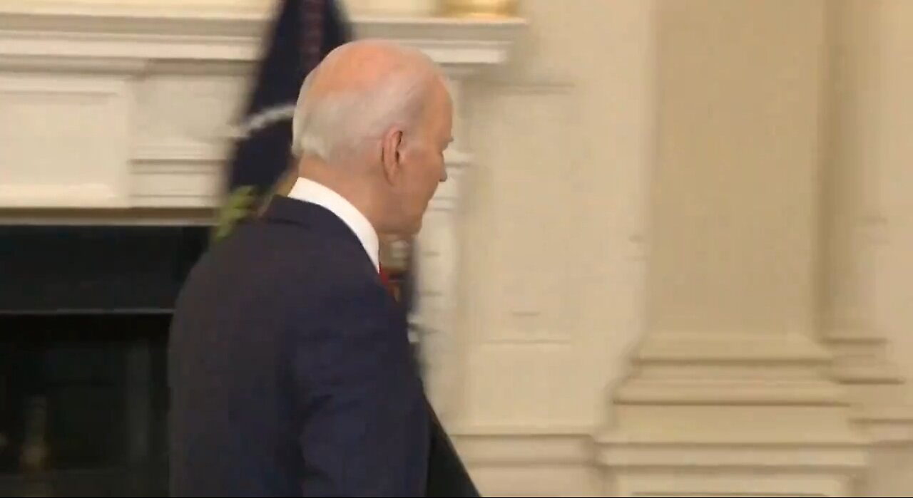 Biden Runs Away From Reporters Questions