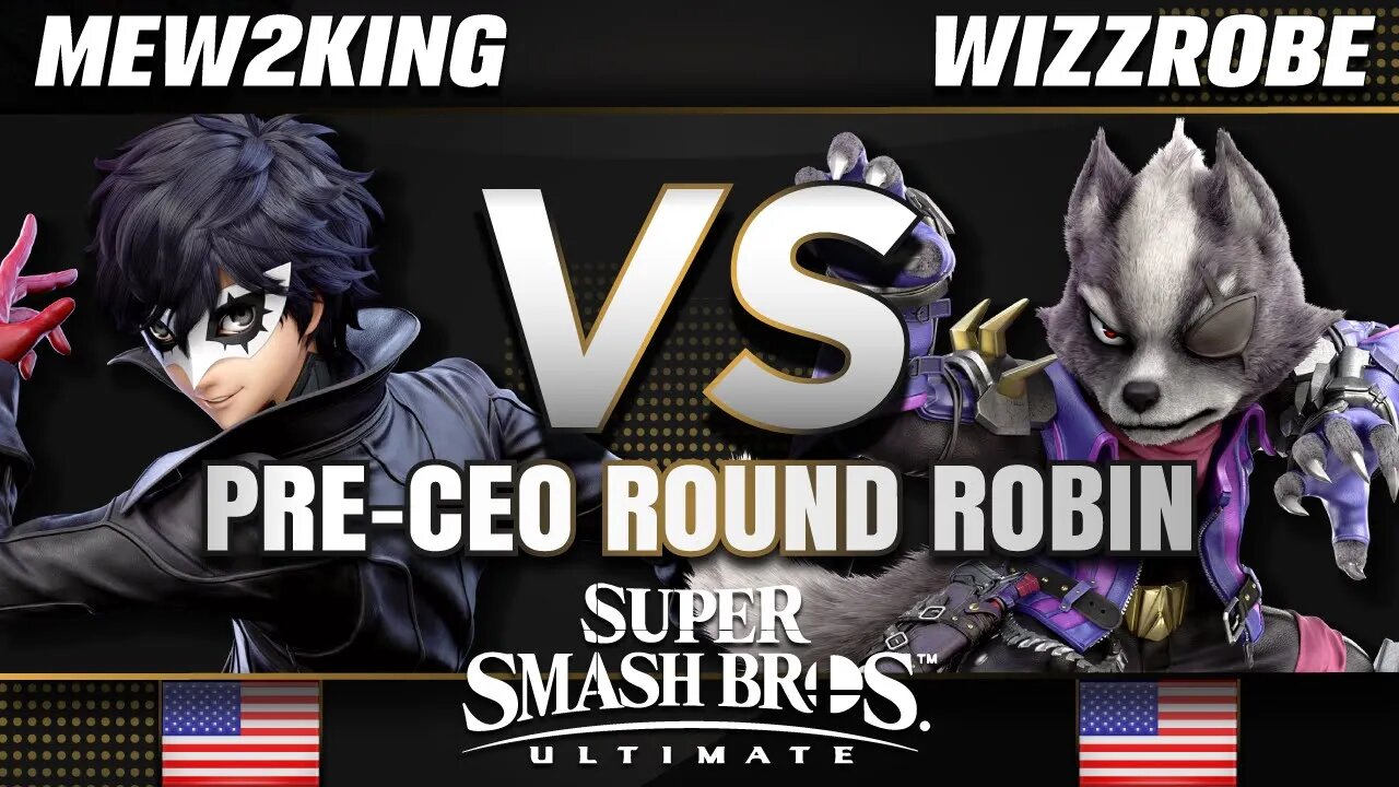 FOX | Mew2King (Joker/Wolf) vs. Wizzrobe (Wolf) - Pre-CEO Round-Robin