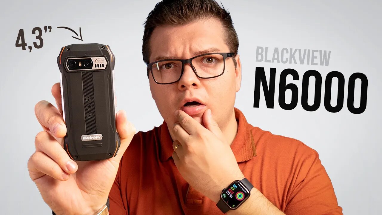 Mini Celular INQUEBRÁVEL -Blackview N6000 - BARATO e com 256GB