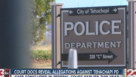 Court documents reveal allegations made by Peter Graff towards Tehachapi Police Department