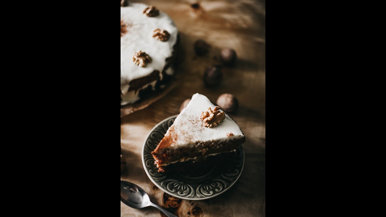 Zucchini Walnut Cake with Cream Cheese?for WEIGHT LOSE