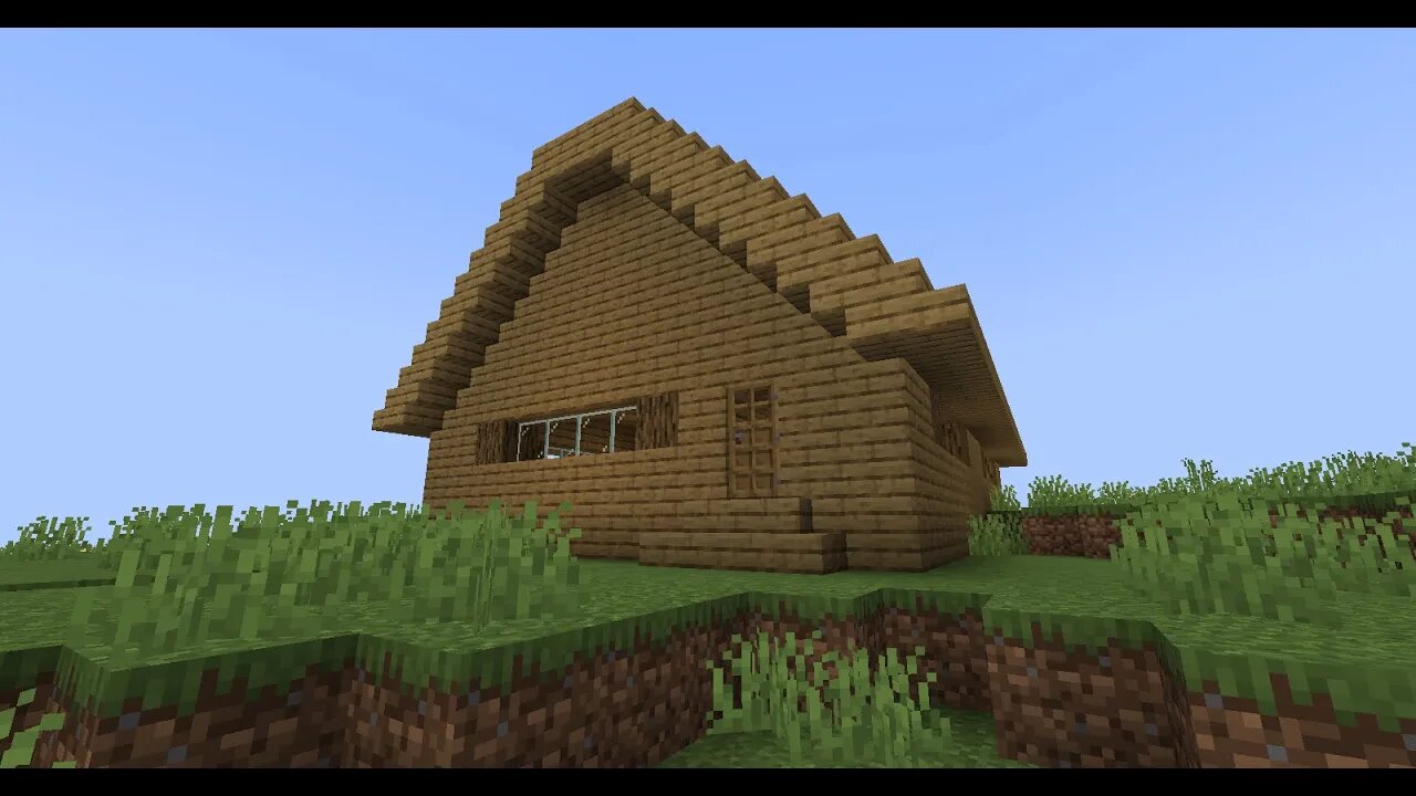 Minecraft Tutorial: Simple Oak Plains House