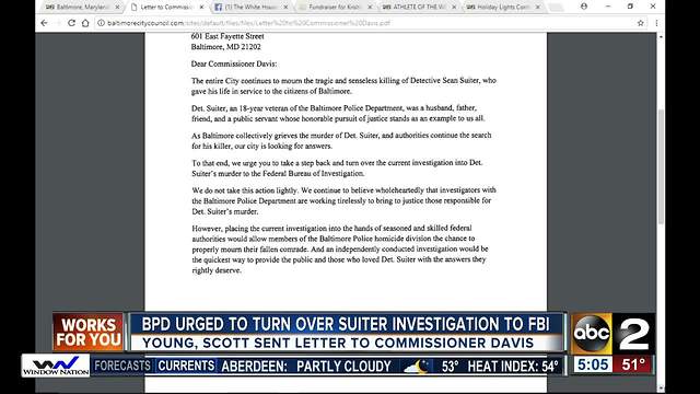 BPD urged to turn over detective's murder investigation to FBI