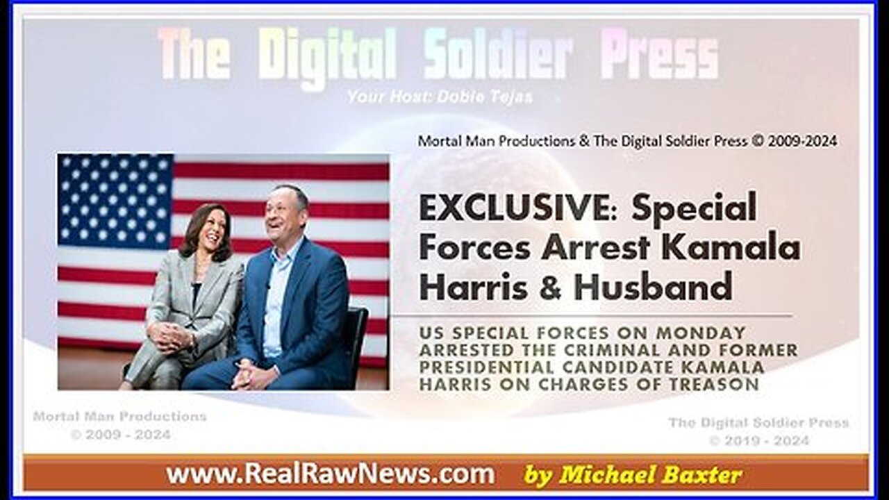 U.S. Special Forces Arrested Kamala Harris & husband Doug Emhoff.