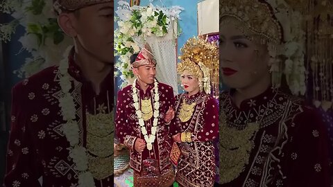 Pakaian Pengantin Adat Palembang #shorts #short #shortvideo