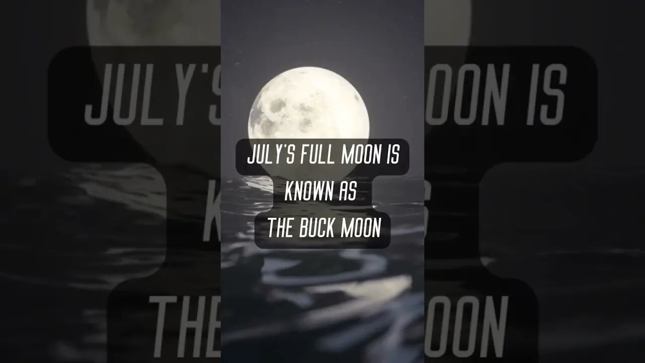 Celestial Trivia: Buck Moon #love #fullmoon #celestial