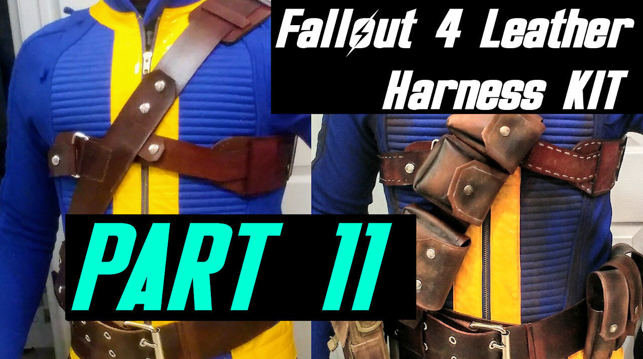 Fallout 4 Leather Chest Piece Harness Kit 11