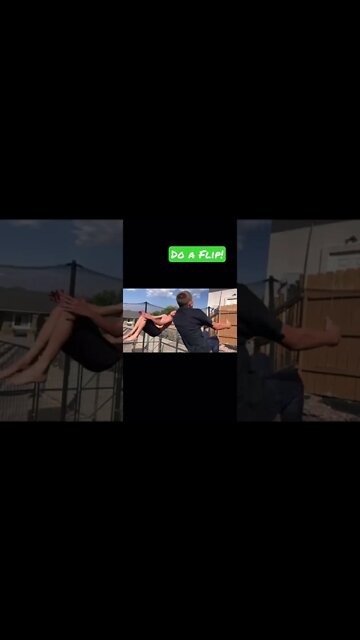 Do a Flip! #backflip #trampoline