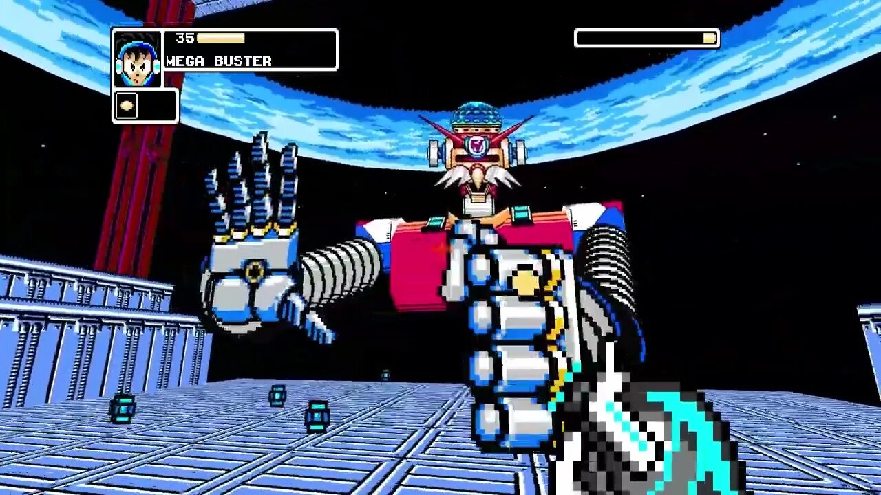 Mega Man 8-Bit Deathmatch (V6A) - Wily Robo Iron Golem (Buster Only)