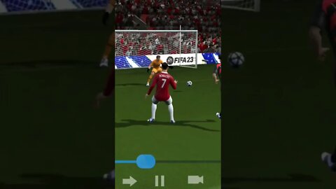 CR7 FIX GOAL MAN UNITED VS MAN CITY FIFA 23 #shorts #fifa22 #dls22 #efootball2022 #fifa16