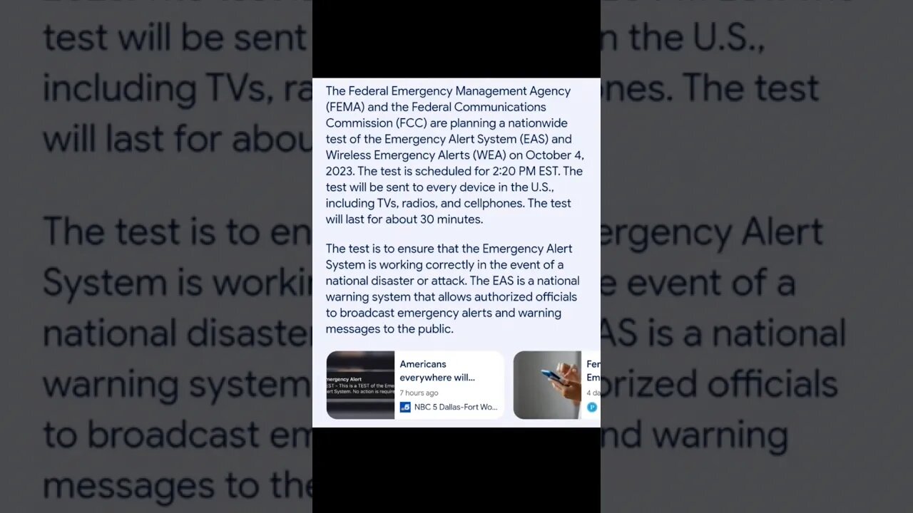 mark your calendars October 4, nationwide test. #emergency #psa #publicserviceannouncement #fyp