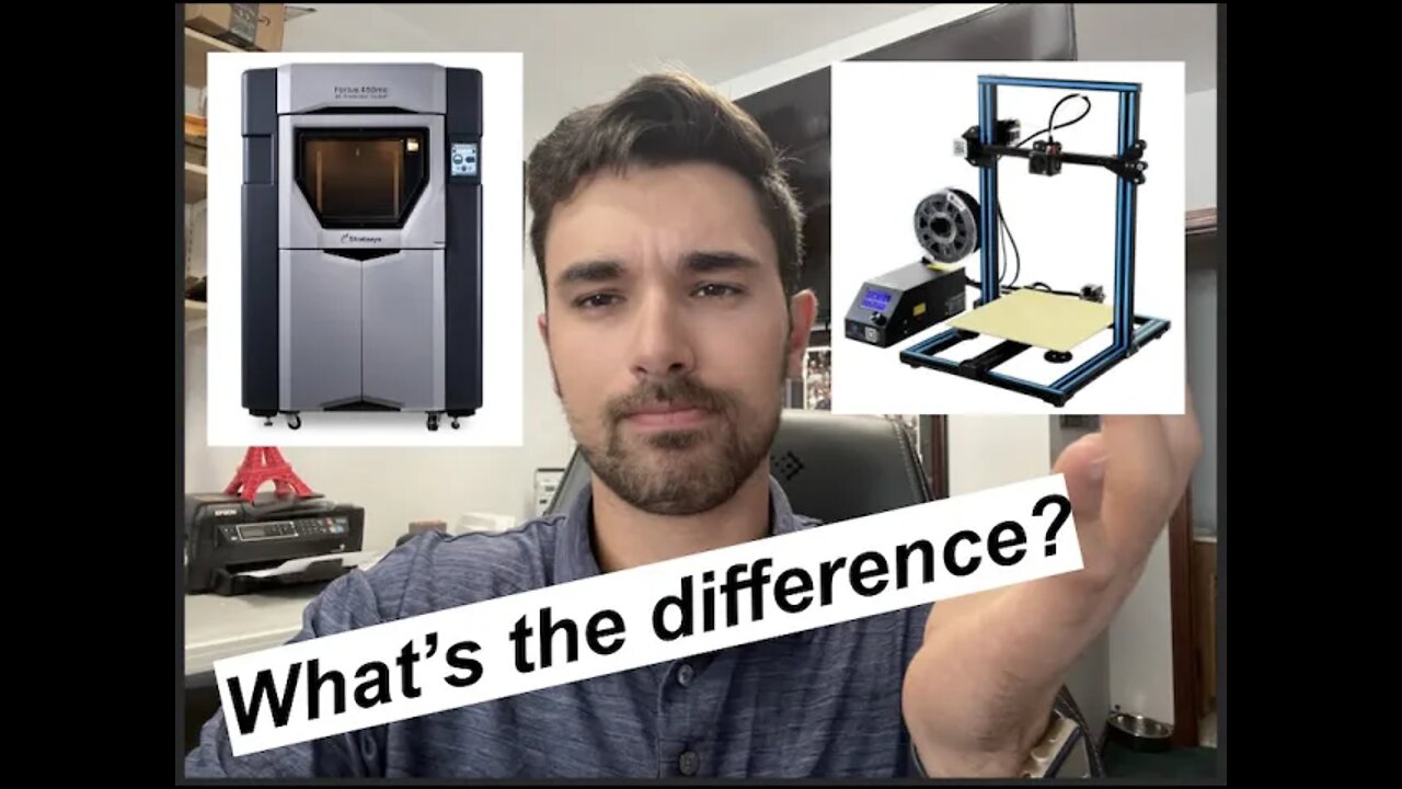 What is the difference between Industrial and Hobbyist 3D Printers?