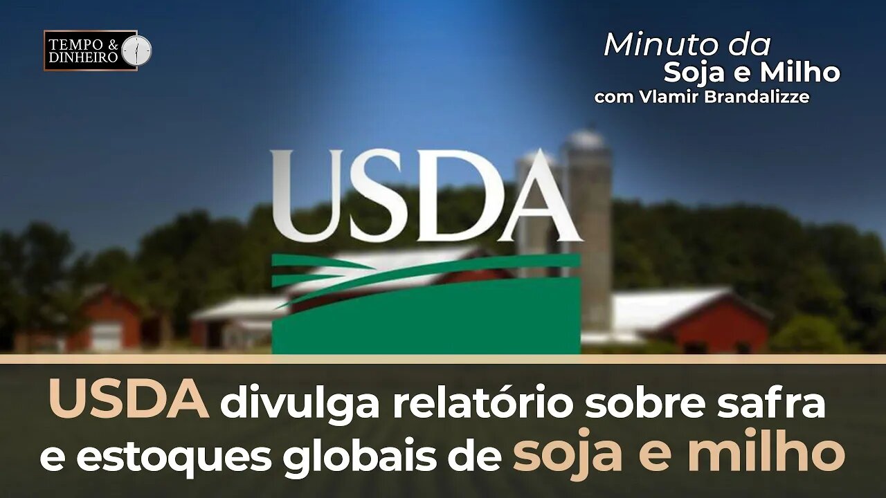 USDA divulga relatório sobre safra e estoques globais de soja e milho. Acompanhe.