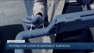 Metro Detroit surfaces swabbed for the coronavirus : Find out the results of our test