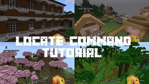 How to use the /Locate Command in Minecraft - Tutorial - Bedrock 1.21.44