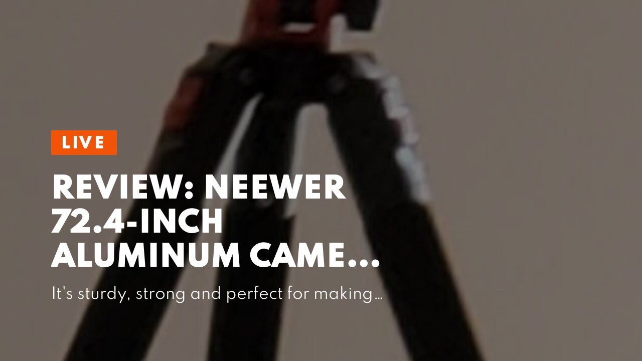 Review: Neewer 72.4-Inch Aluminum Camera Tripod Monopod with 360-Degree Rotatable Center Column...