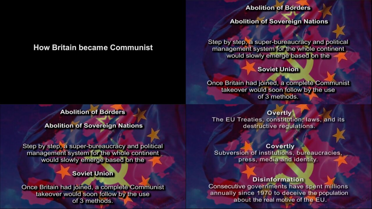 Pt 13 How Britain became Communist - NWO Communism By The Backdoor Dennis Wise