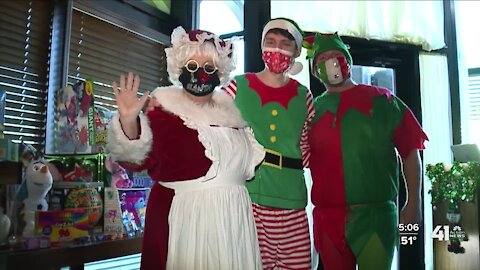 'Mrs. Claus' spreads joy, starts toy drive for children in need