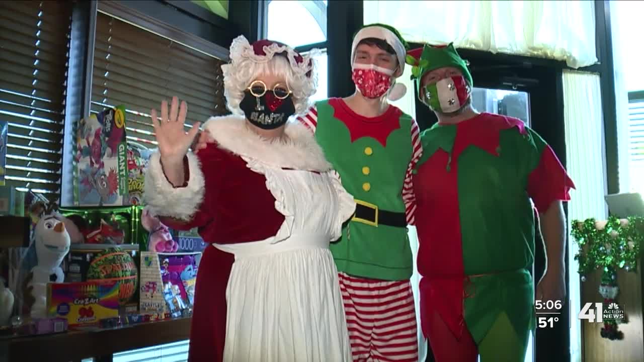 'Mrs. Claus' spreads joy, starts toy drive for children in need