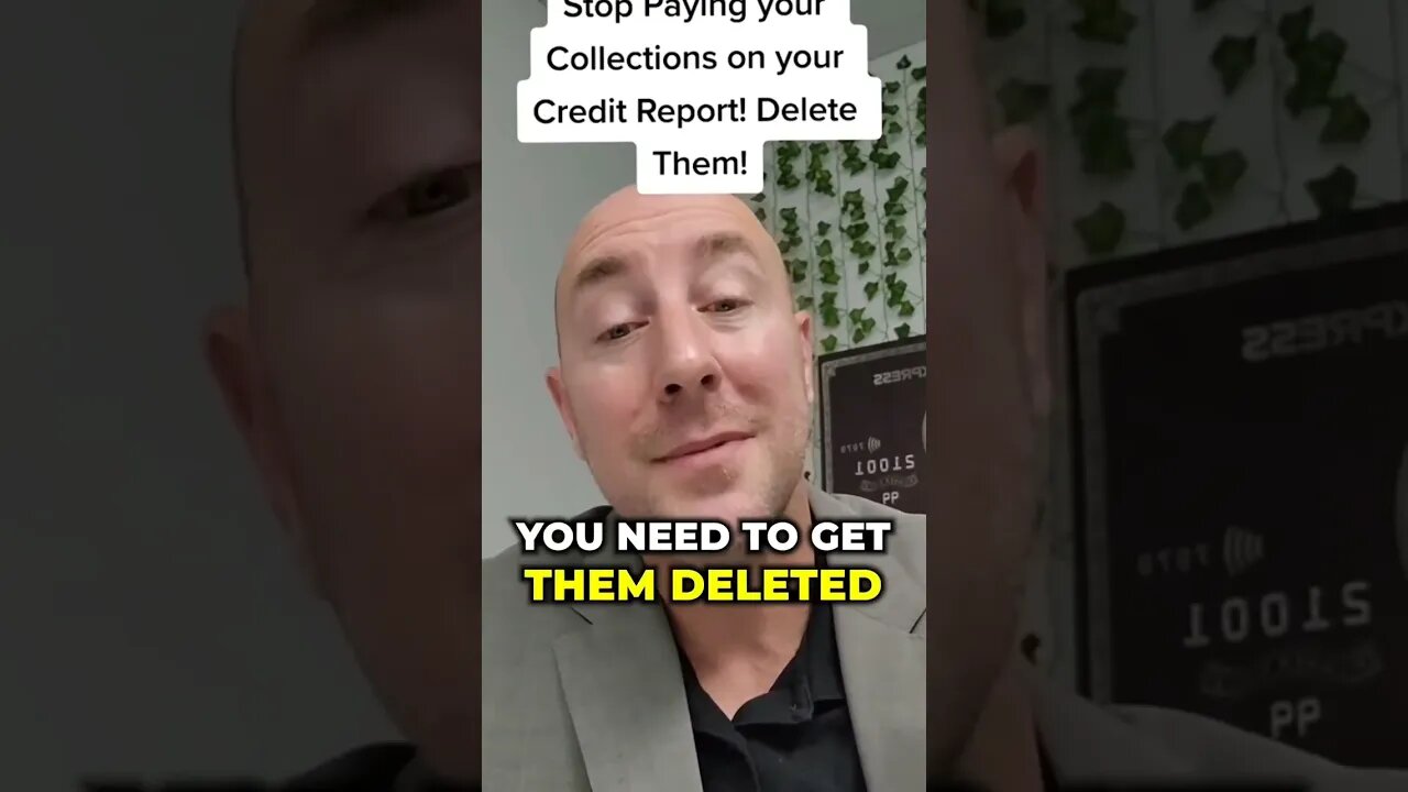 Stop paying your collections!