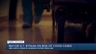 City leader weighing in on rise in COVID-19 hospitalizations