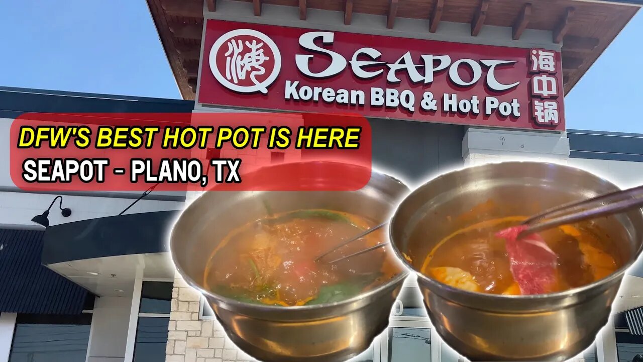 Eating At The BEST HOT POT Restaurant In Our Area | Seapot Food Review