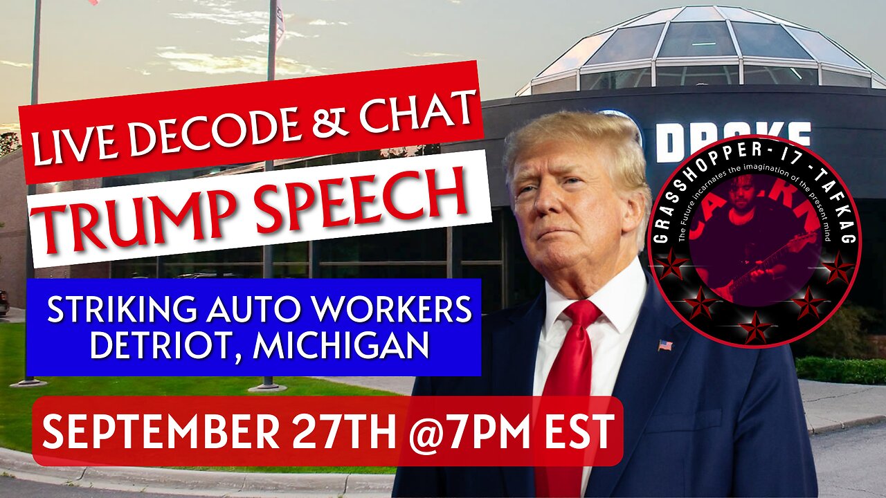 Grasshopper Live Show - Striking Auto Workers Detroit Michigan 2023