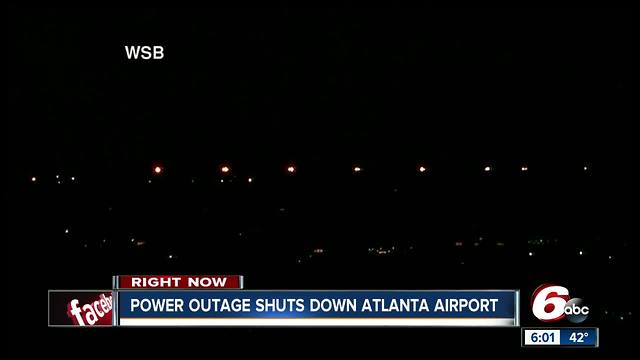 Multiple Indianapolis flights delayed because of power outage at Atlanta airport