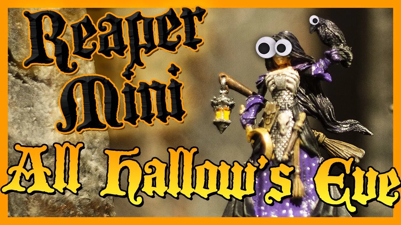 DnD & Halloween!!! | All Hallow's Eve Miniature Painting | Witch