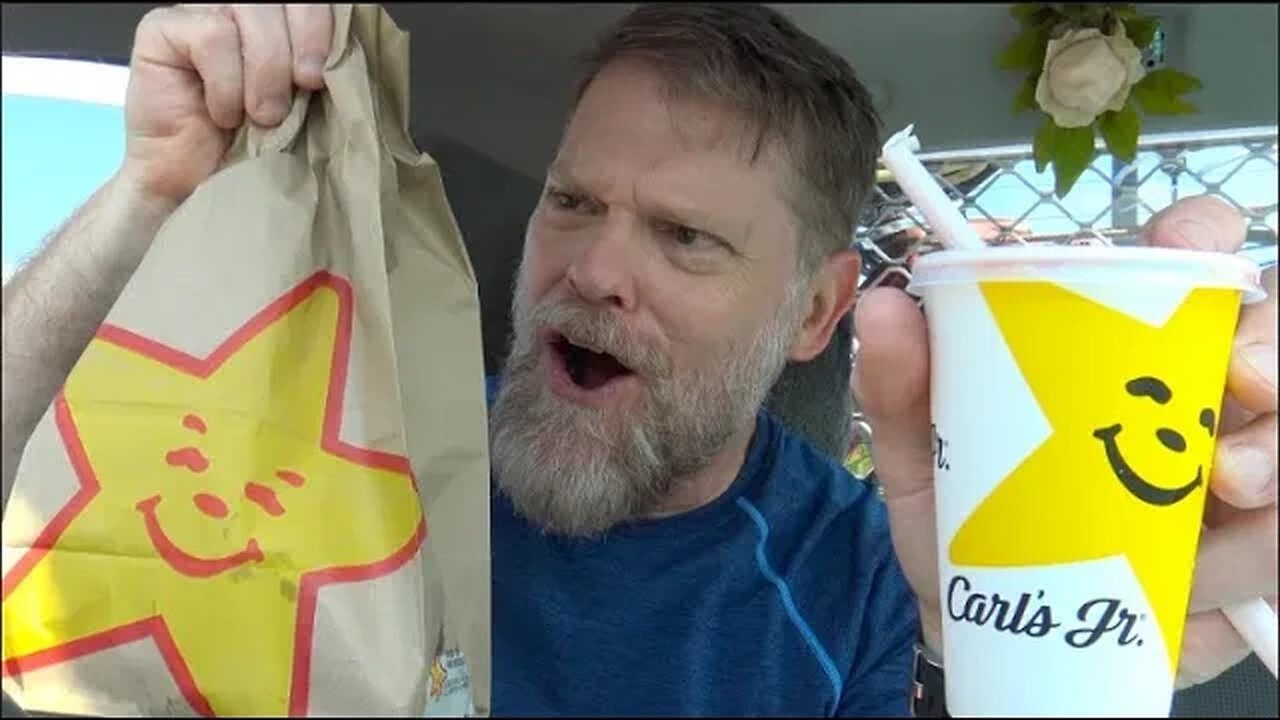 Carl's Jr California Classic Double Cheeseburger Meal Deal Review and Mukbang